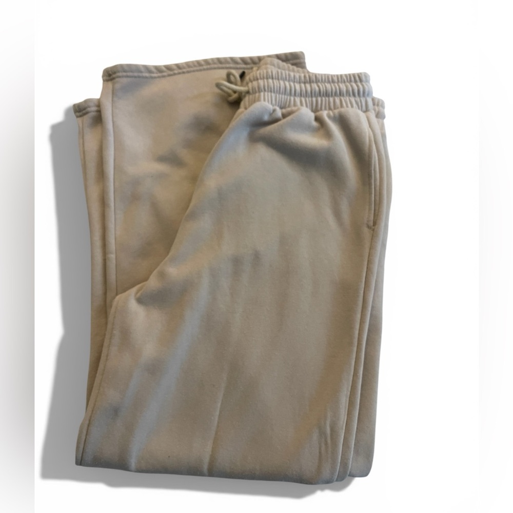 Free Haven Neutral Wide-Leg Lounge Pants – Elevated Minimalist Style Women’s L - Picture 10 of 13